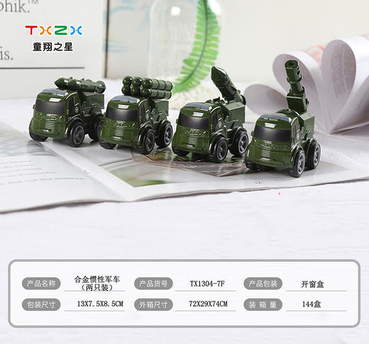 【荣民】TX1304 合金惯性车 商品图3