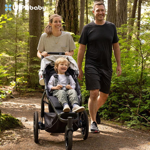 美国Uppababy RIDGE高景观全地型跑步婴儿车运动型三轮儿童露营车1-5岁 商品图3