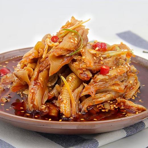 【严选】美味盐帮麻辣鸭掌250g*2袋+匠传无骨柠檬凤爪200g*1袋 商品图1