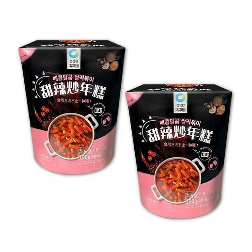 【捆绑】清净园 宗家府甜辣炒年糕杯中国产190g*2 商品图0