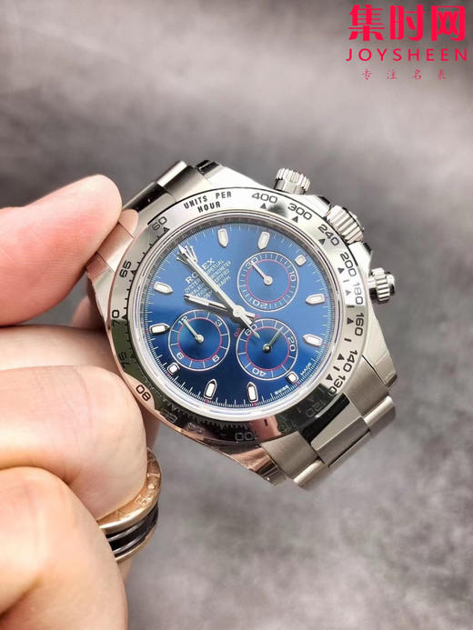 劳力士 宇宙计型迪通拿系列 蓝盘男士腕表
表盘尺寸：40mm×12.4mm实测！
机芯：搭载改Cal.4130全自动机械机芯 商品图2