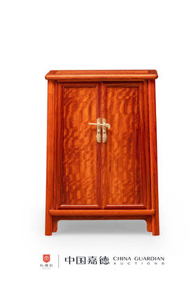 红桥红  家具严选  缅甸花梨（大果紫檀）【53 缅花全独板 小号 圆角柜】