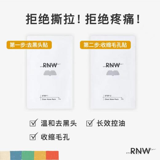 【黑头自己“敷”出来】RNW鼻贴，去黑头粉刺闭口清洁收缩毛孔，男女通用 商品图2