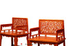 红桥红  家具严选  缅甸花梨（大果紫檀）【螭龙纹 玫瑰椅 三件套】 商品缩略图2