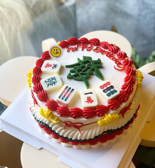 INS复古  国潮风-指定发·奶油霜蛋糕 商品图4