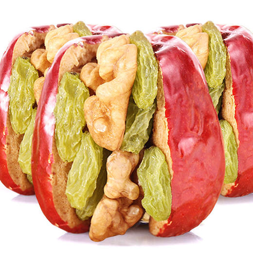2斤 红枣夹核桃仁葡萄干芝麻和田大枣独立包装零食1000g 商品图5