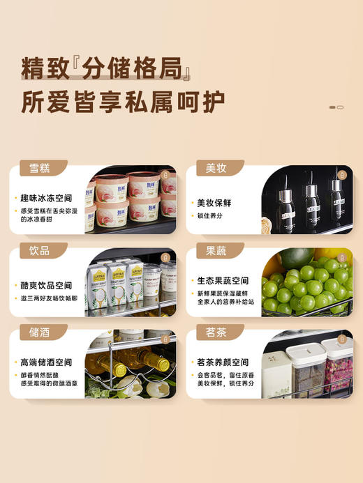 HCK哈士奇SC-130RD-S冰吧冷藏柜家用客厅小型透明冷藏冷冻冰箱 商品图2