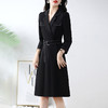 2022秋装气质风衣裙淑女减龄经典款显瘦长袖时尚连衣裙HR-ZRX6013 商品缩略图2