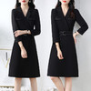 2022秋装气质风衣裙淑女减龄经典款显瘦长袖时尚连衣裙HR-ZRX6013 商品缩略图5