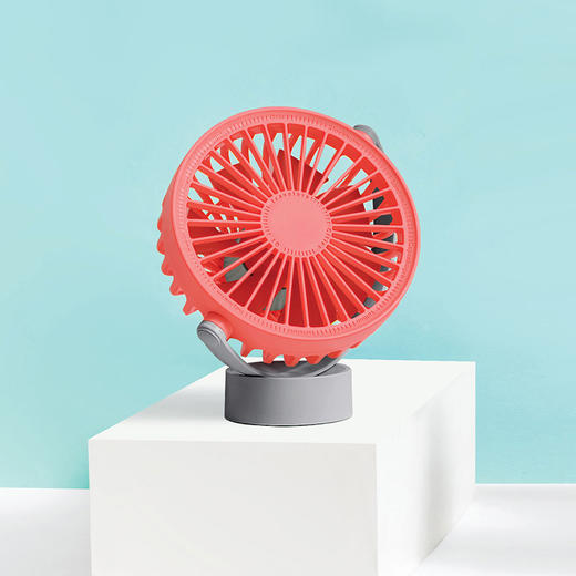 名创优品 USB便携迷你旅行者风扇(粉红色/珊瑚色随机) MS-2613D 商品图0
