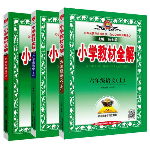 阳光培英推荐书籍小学教材全解六年级上册 商品图0