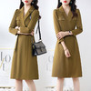 2022秋装气质风衣裙淑女减龄经典款显瘦长袖时尚连衣裙HR-ZRX6013 商品缩略图4