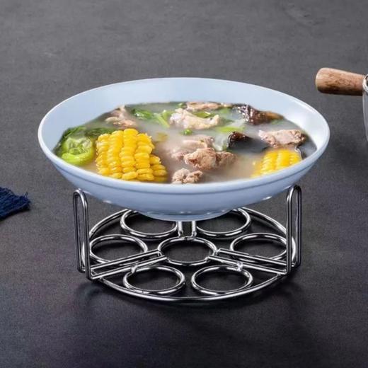 【2个更优惠】不锈钢蒸蛋架 多功能蒸架 隔热架 蒸笼架 商品图2