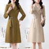 2022秋装气质风衣裙淑女减龄经典款显瘦长袖时尚连衣裙HR-ZRX6013 商品缩略图3