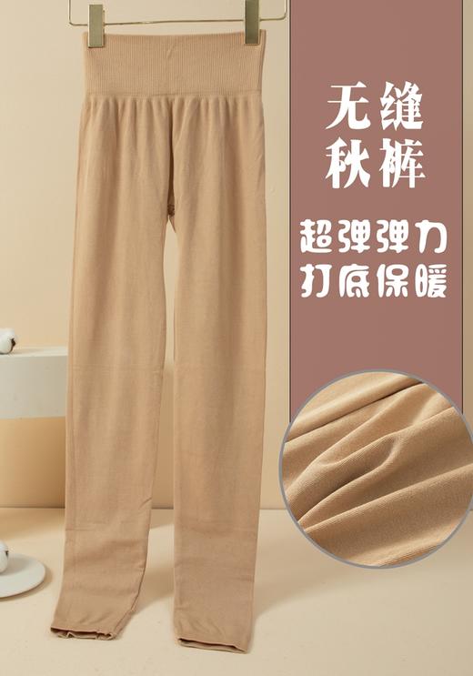 女士190g莫代尔高腰收腹中腰高弹提臀无缝美体秋裤打底裤5190/5164/5126/5127 商品图9