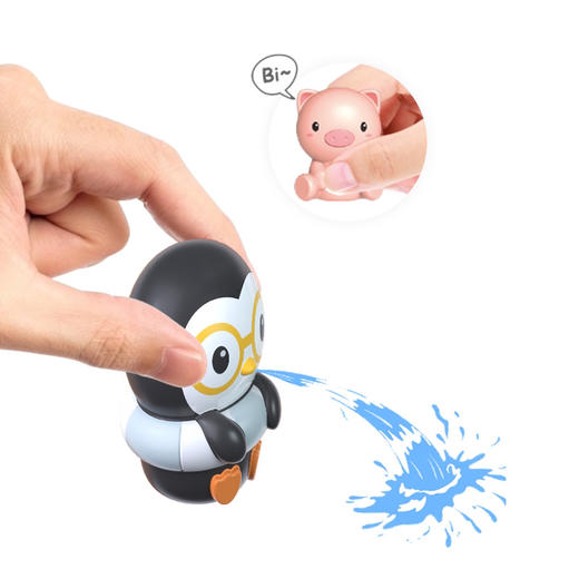 【荣民】124-36 趣味萌宠捏捏乐 婴幼儿手抓球 感统训练玩具 可啃咬浴室洗澡玩具捏捏叫套装 商品图3