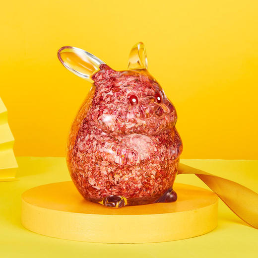 【预定】兔年生肖碎钞摆件，北京印钞厂“兔财主” 商品图7