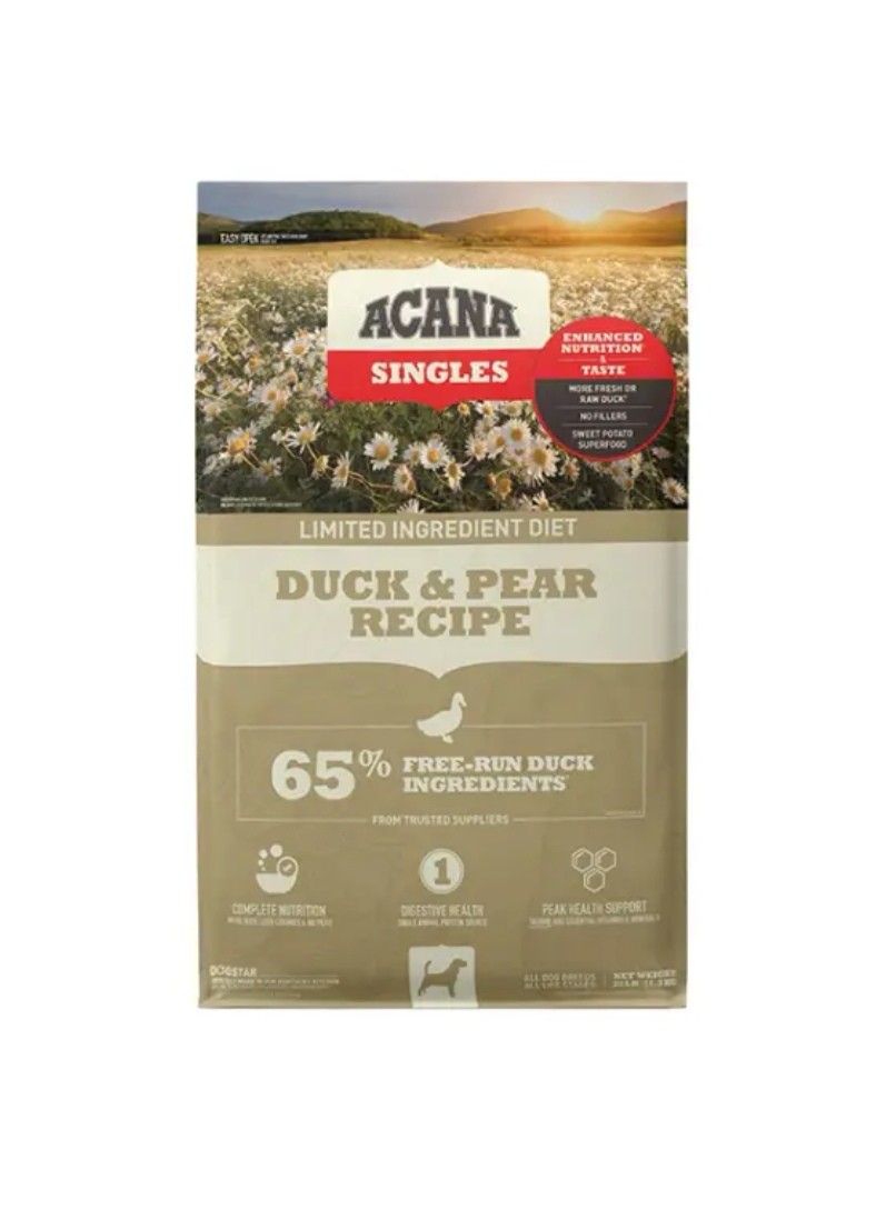 特价爱肯拿 鸭肉梨全犬粮 11.4kg