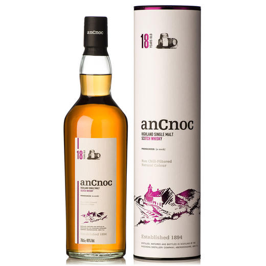 （搭）安努克18年高地单一麦芽威士忌（anCnoc） 商品图0