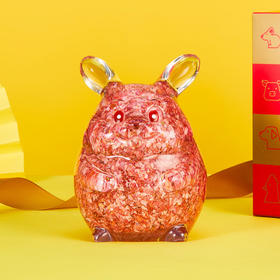 【预定】兔年生肖碎钞摆件，北京印钞厂“兔财主”