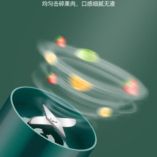 【家用电器】-无线随行电动果汁杯榨汁机小型迷你家用便携式榨汁杯 商品图1