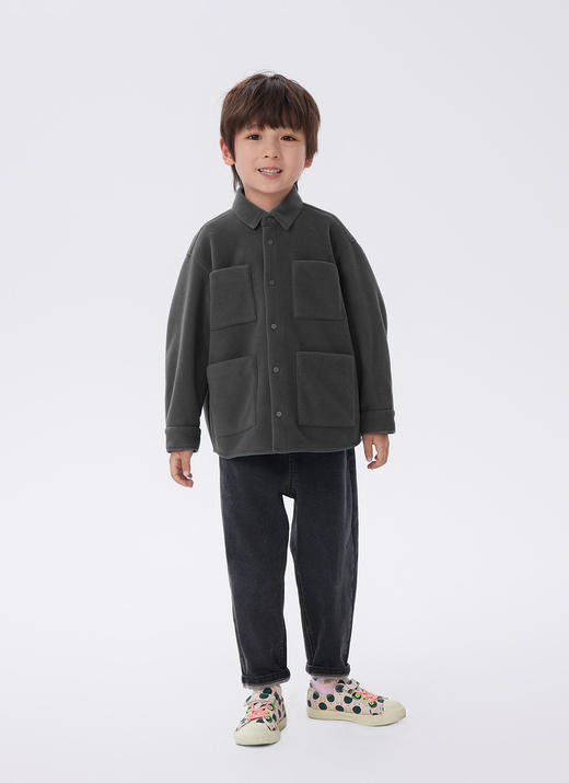 江南布衣童  22年秋款  宽松夹克  1M9610340 商品图11