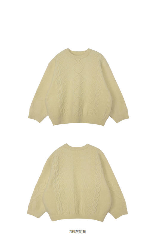 江南布衣童  22年秋款  宽松套头长袖毛衫  1M9310140 商品图8