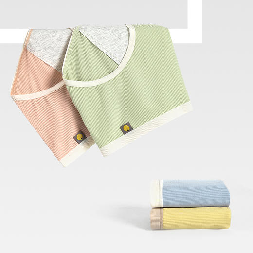 黛唯梵 女士中腰纯棉档经期防侧漏生理裤简约舒适螺纹棉姨妈裤 商品图1