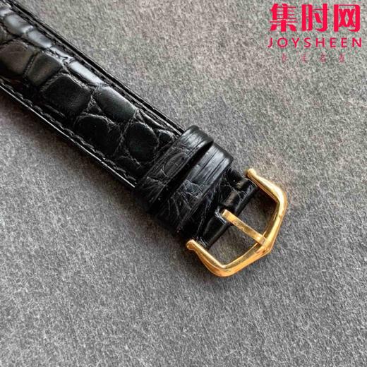 zui高版本 卡地亚TANK坦克系列 黄金壳 复古扣 美洲鳄鱼皮 瑞士朗达石英机芯。 商品图5