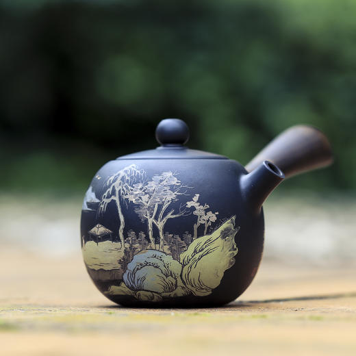 滇南陶韵云南建水紫陶中国四大名陶纯手工名家制作朱玄峰横把壶 商品图0