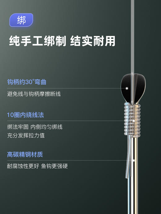 佳钓尼新关东鱼钩正品绑好子线双钩成品套装全套钓鲫鱼专用金袖钩 商品图1