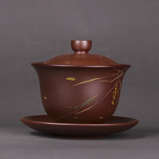 滇南陶韵云南建水紫陶中国四大名陶全手工名家制作范程柏盖碗包邮 商品图3