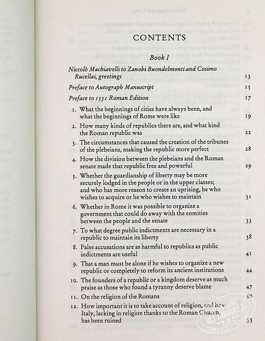 【中商原版】论李维 马基雅维利 豆瓣高分 英文原版 Discourses on Livy Machiavelli 商品图5