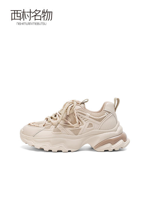 西村名物2022秋新款厚底老爹鞋37721 商品图2