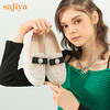 Safiya/索菲娅小香风花呢可拆卸蝴蝶结渔夫鞋2022秋舒适单鞋SF23112070 商品缩略图0