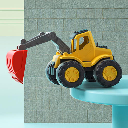 【博乐里】8815 益趣工程车 翻斗车 推土车 挖掘机 商品图1