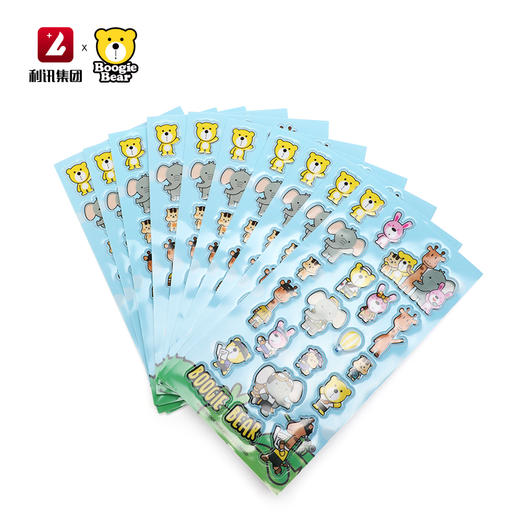 卜吉熊贴纸（10片/包）/GP124701 商品图9