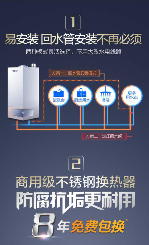 A.O.Smith/史密斯 JSQ40-MJSX家用20L零冷水燃气热水器大户型 商品图1