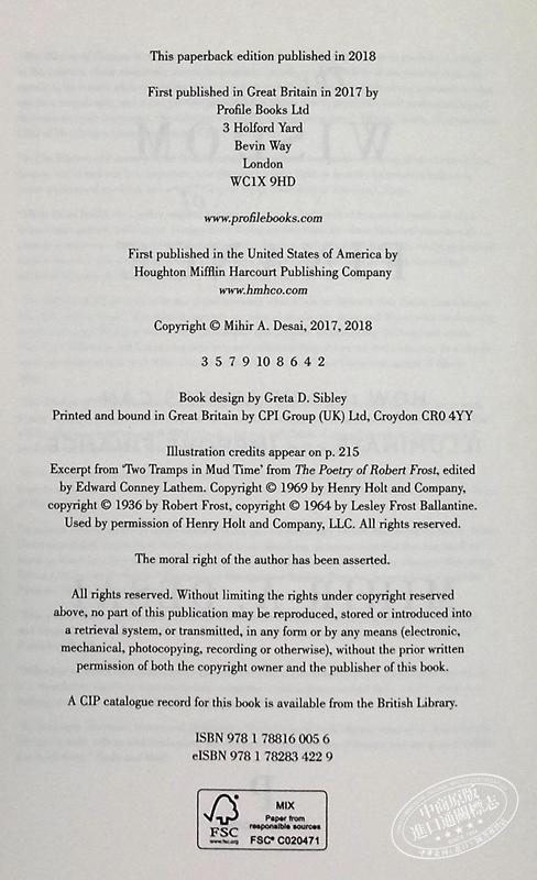 【中商原版】The Wisdom of Finance 英文原版 金融的智慧 人文学科如何照亮和改善金融 Mihir Desai 商品图4