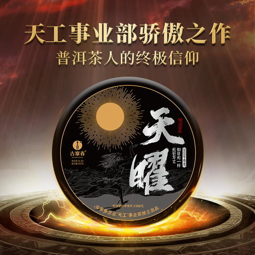 8月7日中午12点【掌柜整提购补贴1000元】【天曜】【天工事业部独立出品】做高端奢侈普洱茶品饮357g茶饼56个易武名山头暴力美学拼配 商品图0