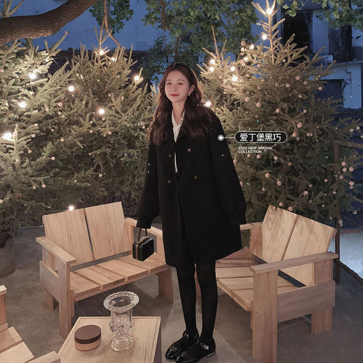 金蘑菇菇【骆马绒奥斯汀】材质还是要看黑标弧度年轻氛围版型大衣 商品图3