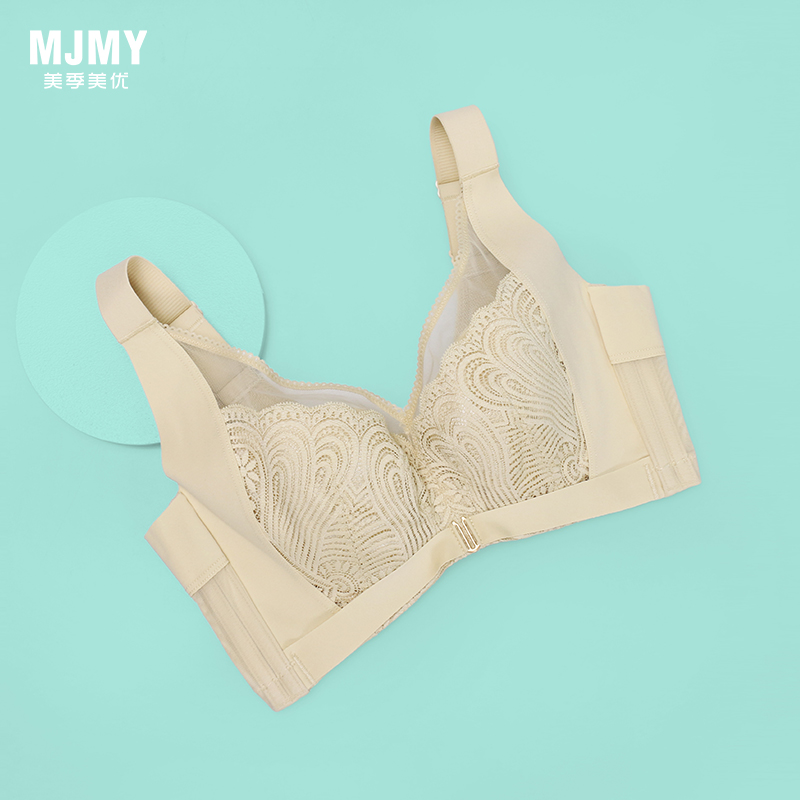 美季美优J月半荷塘夹棉杯文胸W251D02