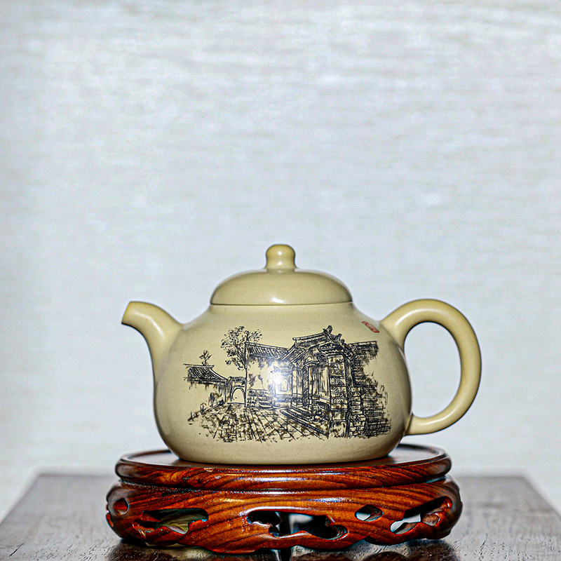 滇南陶韵云南建水紫陶中国四大名陶全手工制王天龙民居壶