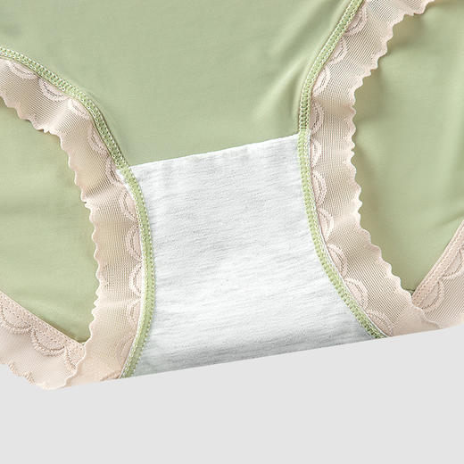 黛唯梵空气感面膜裤亲肤透气纯棉档冰丝无痕裸感速干包臀女内裤 商品图3