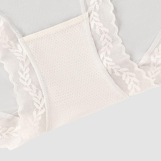 黛唯梵丝滑绸缎凉感内裤女夏季薄款中腰透气莫代尔底档少女内裤 商品图3