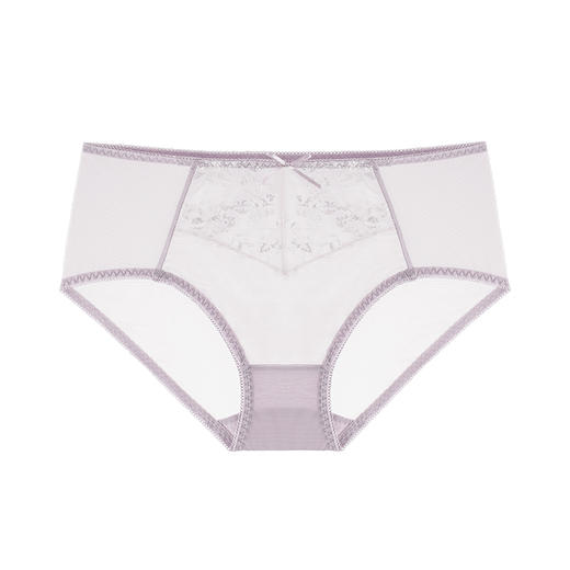 梦芭蒂大码胖mm内裤女士纯棉裆夏季薄款蕾丝网纱中腰清香微甜短裤 商品图1