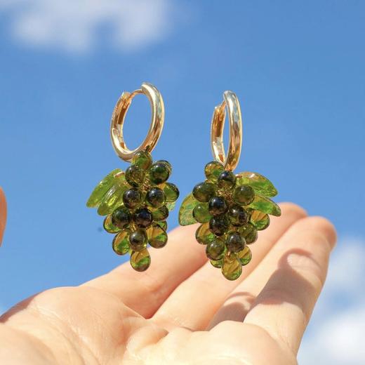 订购6周到｜Annele-Grape-葡萄 果冻 耳环［芬兰设计师］ 商品图7