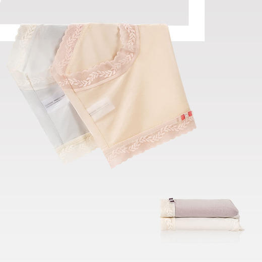 黛唯梵丝滑绸缎凉感内裤女夏季薄款中腰透气莫代尔底档少女内裤 商品图1