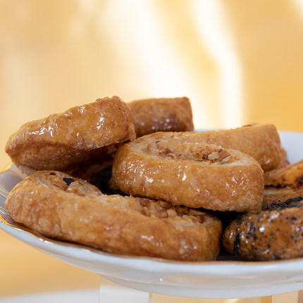 【外运冷链】香港皇玥蝴蝶酥办公室零食进口饼干早餐糕点礼盒装多口味送礼176g 商品图3