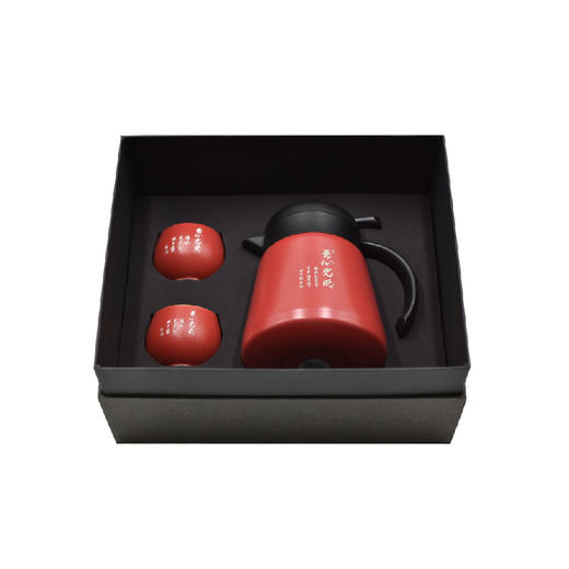 羽诗制造出品 万象归心套装保温水壶陶瓷不倒杯文创礼盒 商品图4